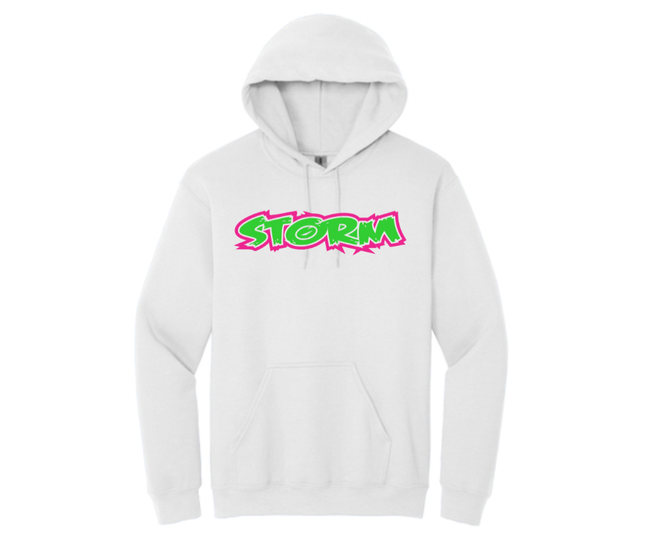 Storm Softball White Hoodie (Cotton Only)