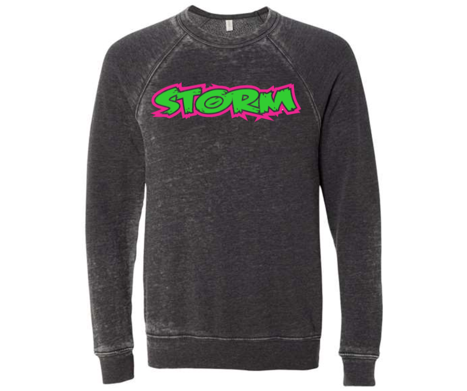 Storm Softball Acid Wash Sweatshirt