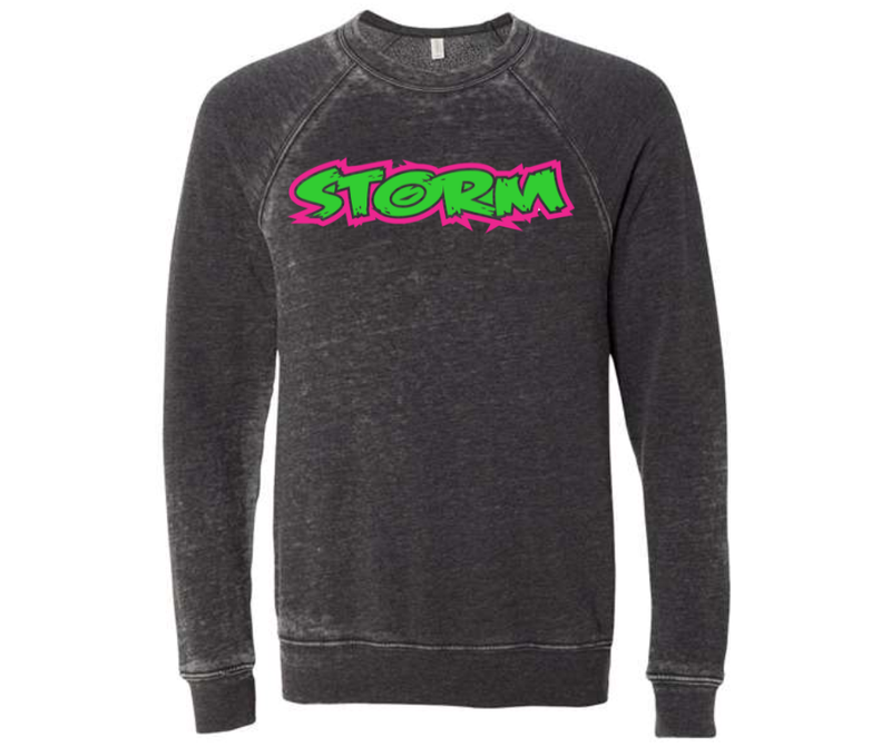 Storm Softball Acid Wash Sweatshirt