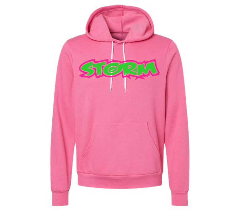 Storm Pink Bella Canvas Lightweight Hoodie