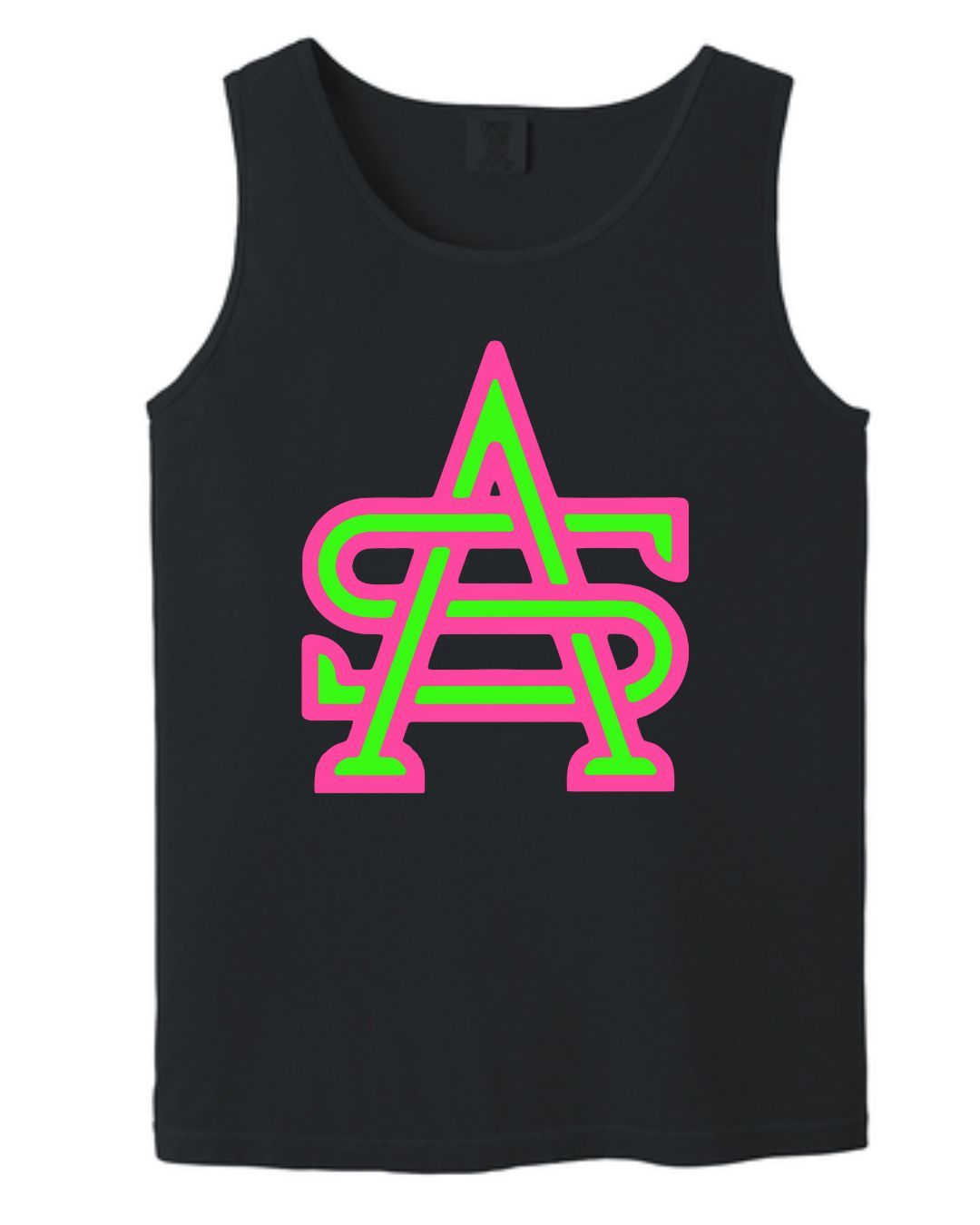 AS Logo Black Comfort Color Tank