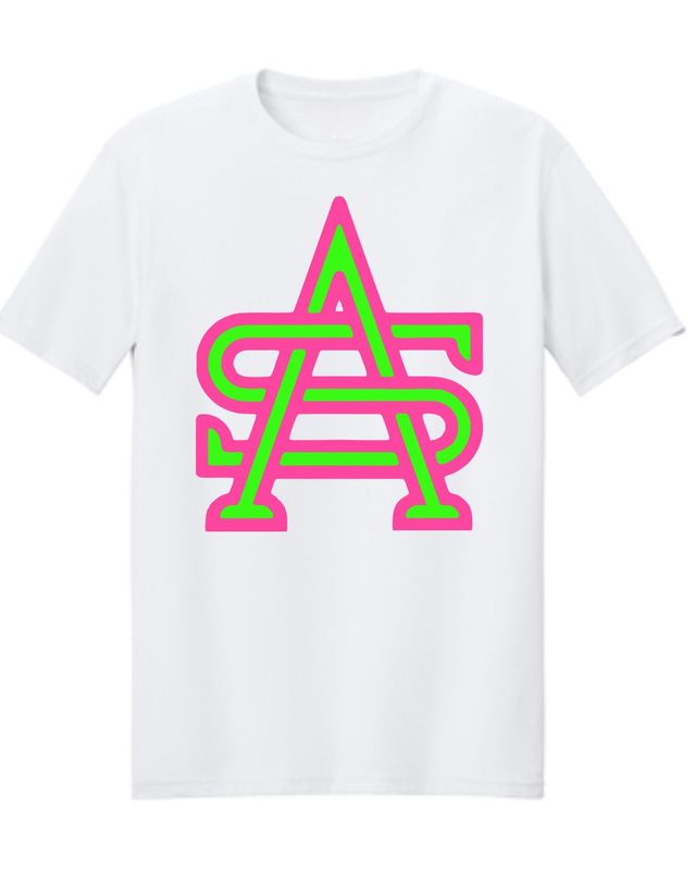 AS Logo White T-Shirt (Cotton or Drifit)
