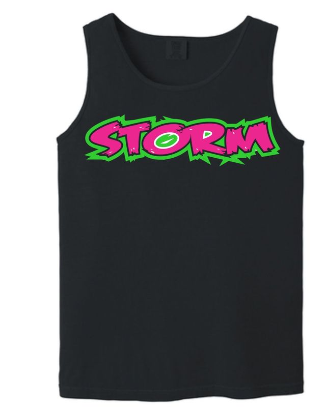 Storm Softball Black Comfort Color Tank