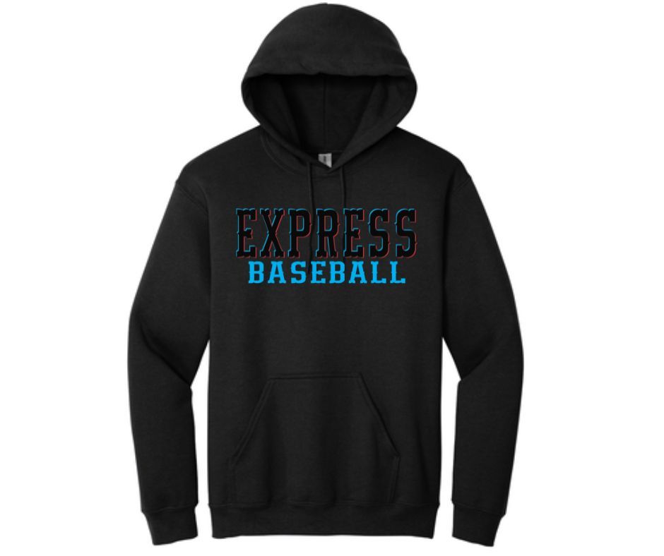 Black Express City Connect Hoodie (Cotton or Drifit)