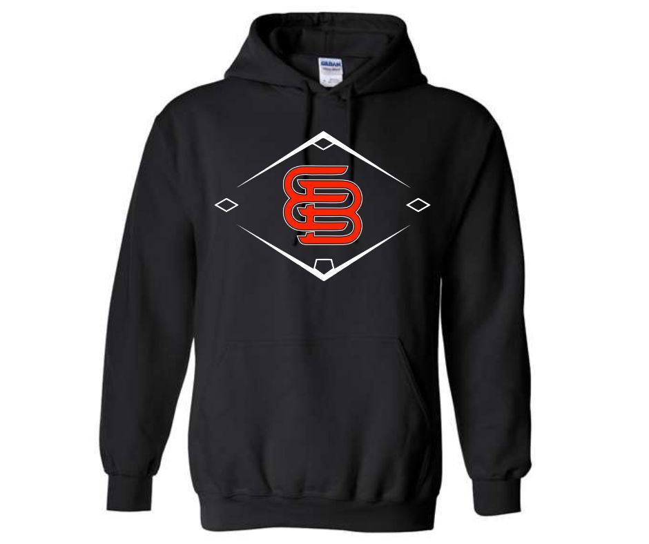 Black The Diamond EB Logo Hoodie(Cotton or Drifit)