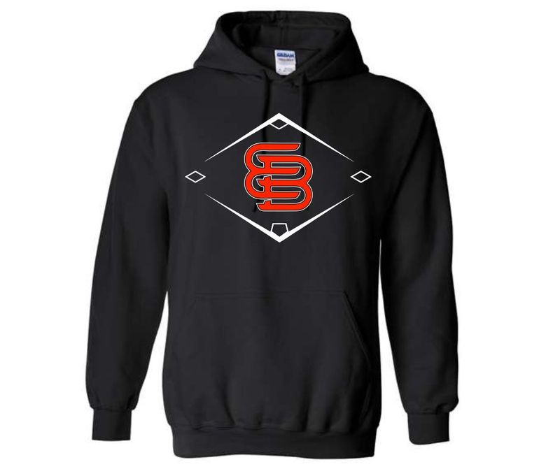 Black The Diamond EB Logo Hoodie(Cotton or Drifit)
