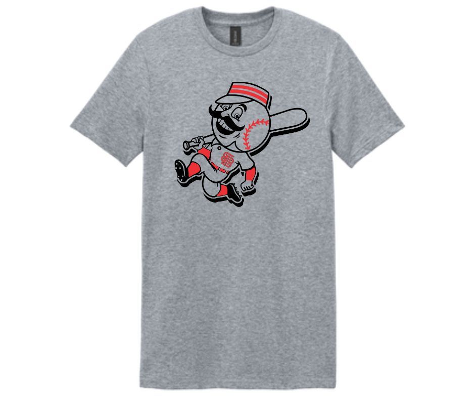Grey Mascot with EB Logo T-Shirt (Cotton or Drifit)