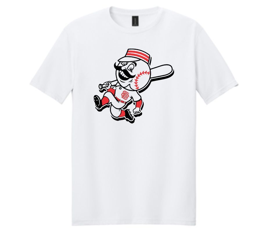 White Mascot with EB Logo T-Shirt (Cotton or Drifit)