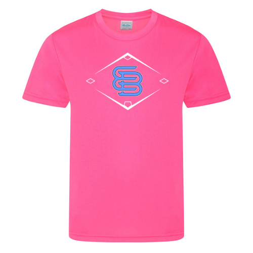 Pink EB Diamond Logo T-Shirt (Cotton or Drifit)