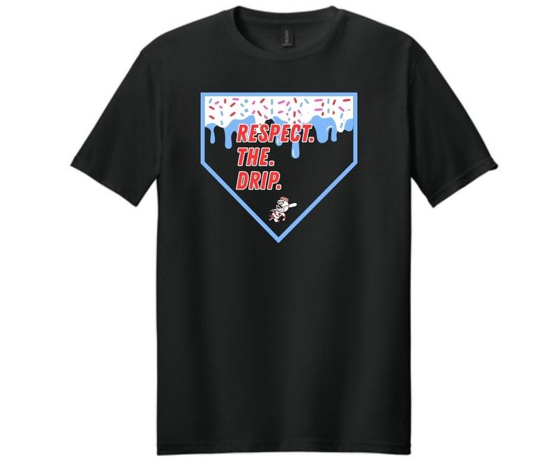 Respect The Drip Black T-Shirt (Cotton or Drifit)