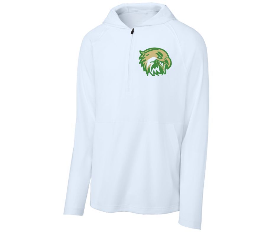White Tech Eagle Pullover