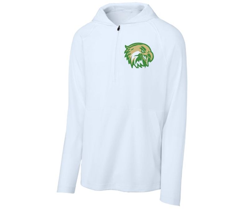 White Tech Eagle Pullover
