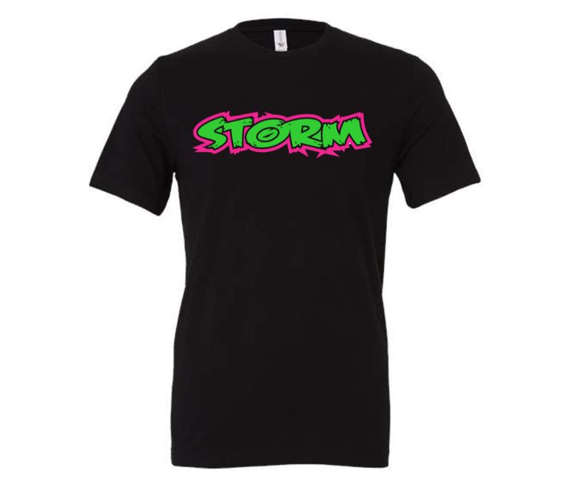 Storm Softball Black T-Shirt (Cotton or Drifit)