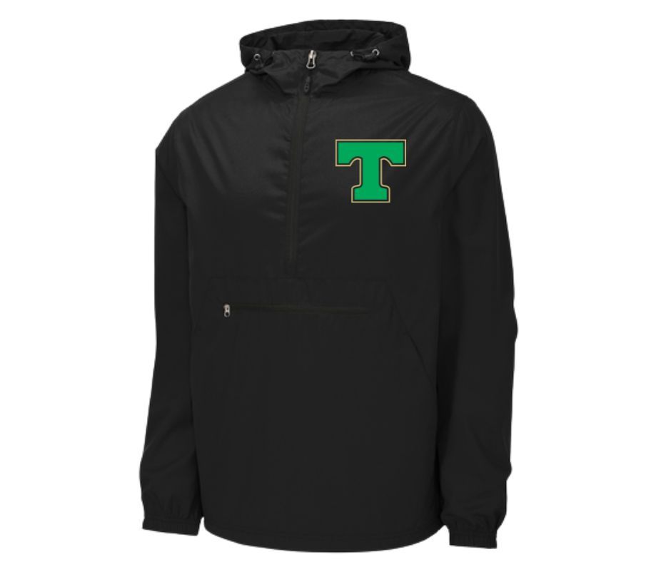 Black Tech T- Unlined Rain Jacket