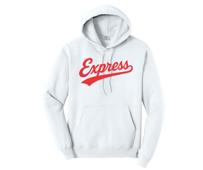 White with Red New Vintage Express