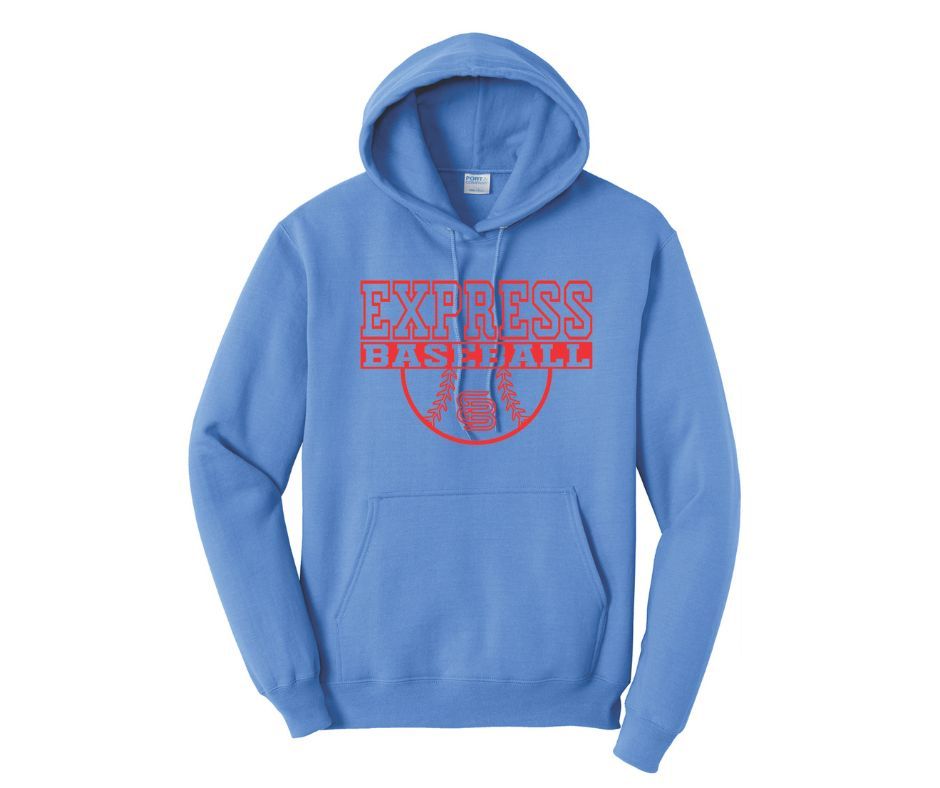 Blue with Red Express Baseball