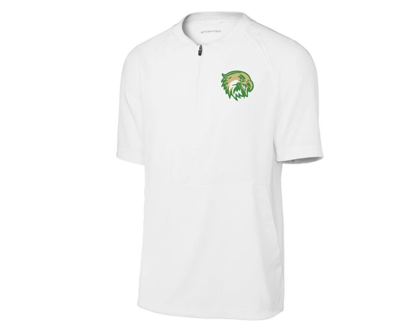 White Tech T S/S Pullover No Hood