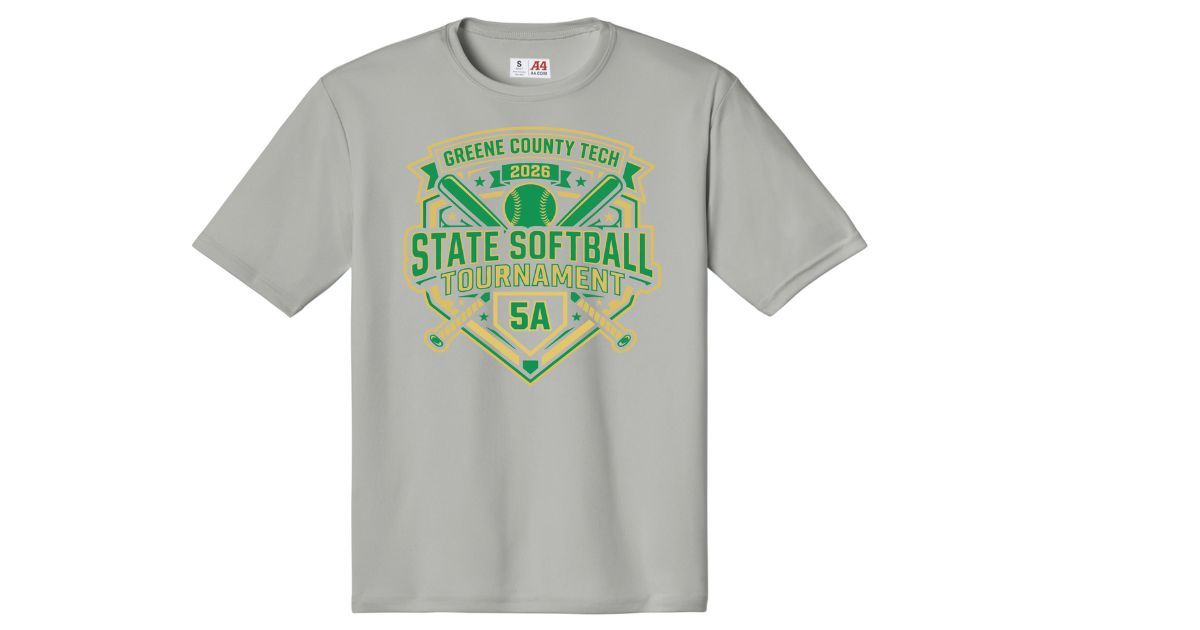 Grey 2026 State Softball Tee GCT