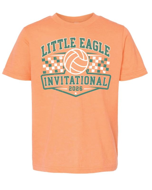 Little Eagle Invitational Tournament Orange Shirt
