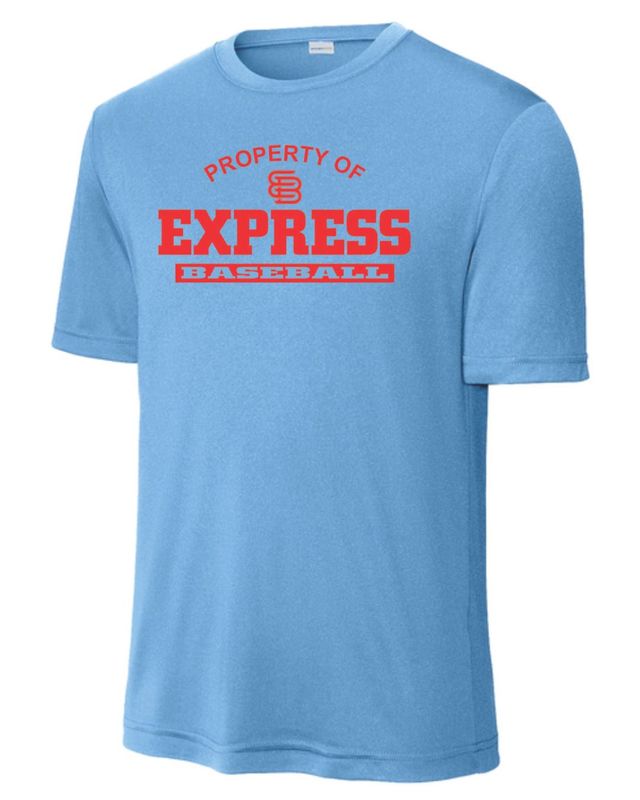 Blue Property of Express Baseball