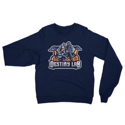 Destiny Lab Unisex California Fleece Raglan Sweatshirt