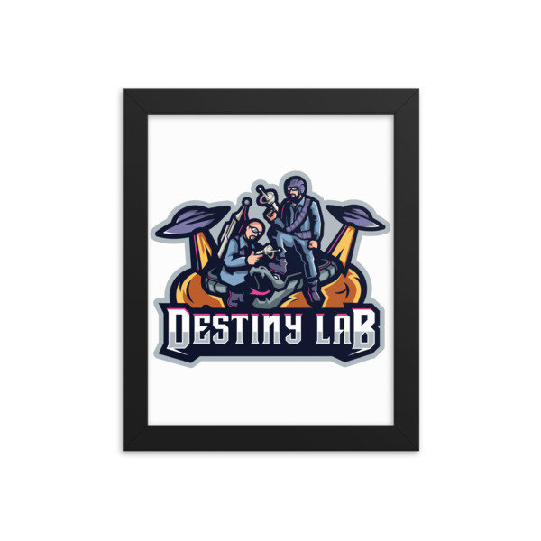 Destiny Lab Framed photo paper poster