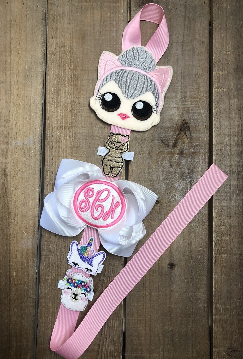 Kitty LOL Hair Bow Holder