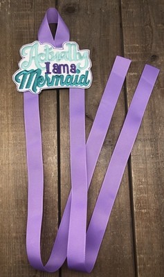 Actually I’m A Mermaid Hair Bow Holder