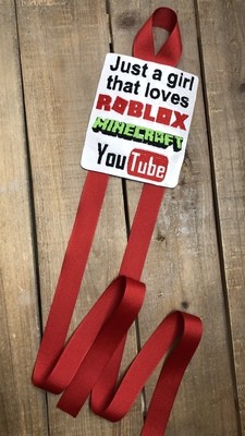 Roblox Minecraft youtube Hair Bow Holder