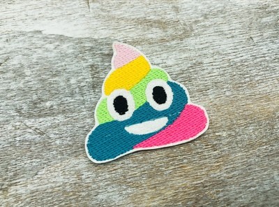 Rainbow Poop feltie