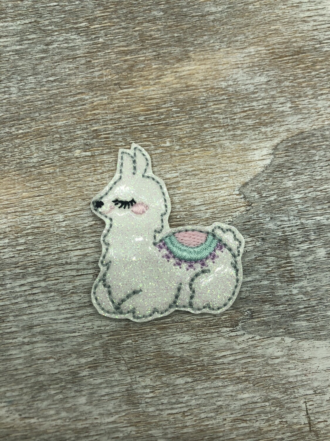 Llama Sitting feltie