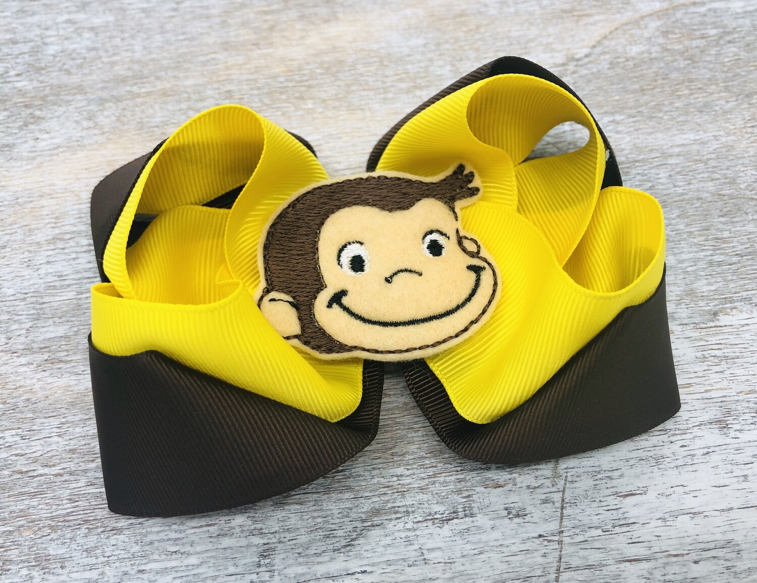 George the Monkey hairbow