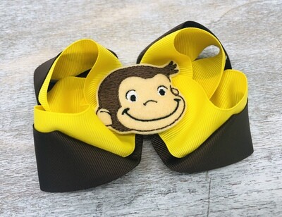 George the Monkey hairbow