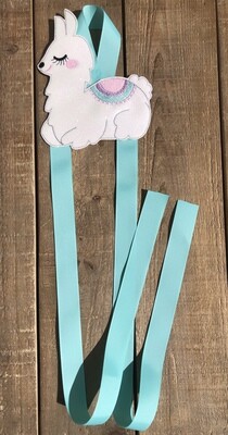 Pretty Llama Hair Bow Holder