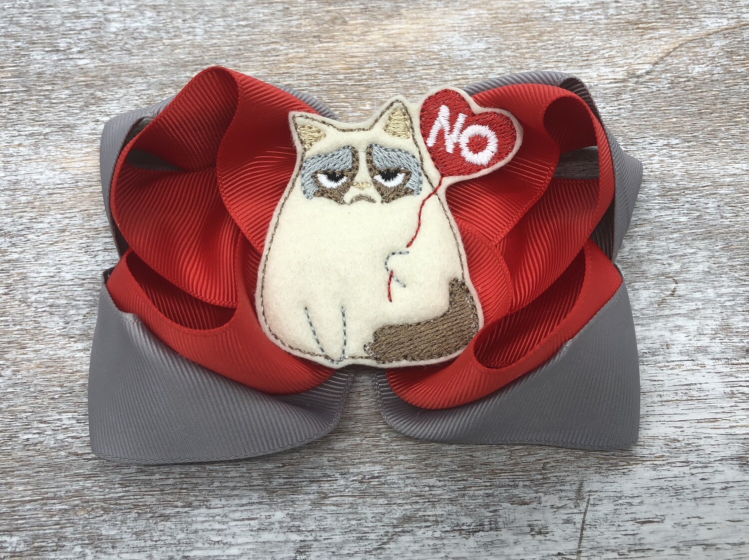 Grumpy Cat hairbow