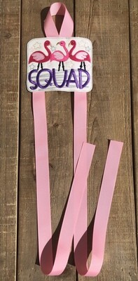 Flamingo Squad Hair Bow Holder