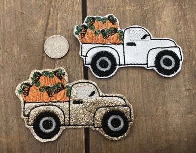 Pumpkin truck feltie