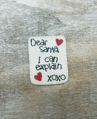 Dear Santa Feltie