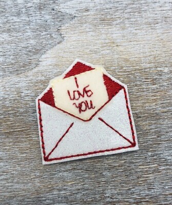 I love you letter Feltie