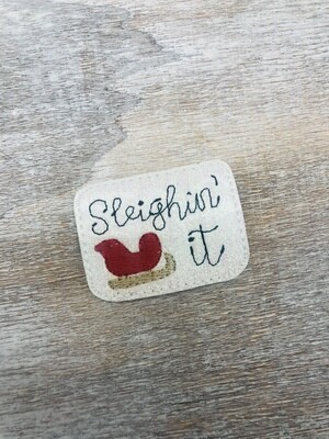 Sleighin it Feltie