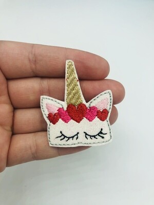 Heart unicorn Feltie