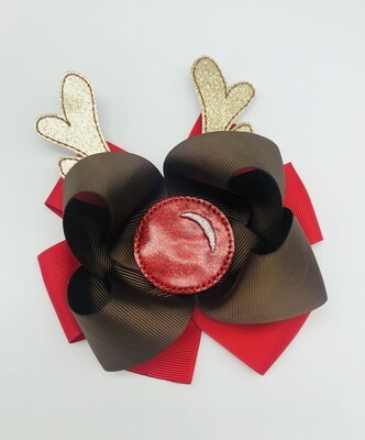 Reindeer Hairbow
