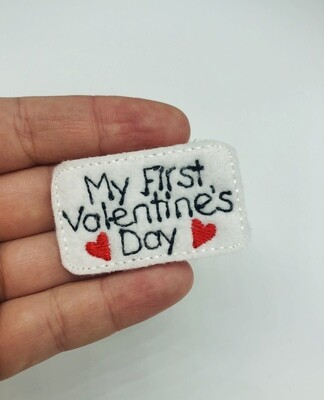 My First Valentines Day Feltie