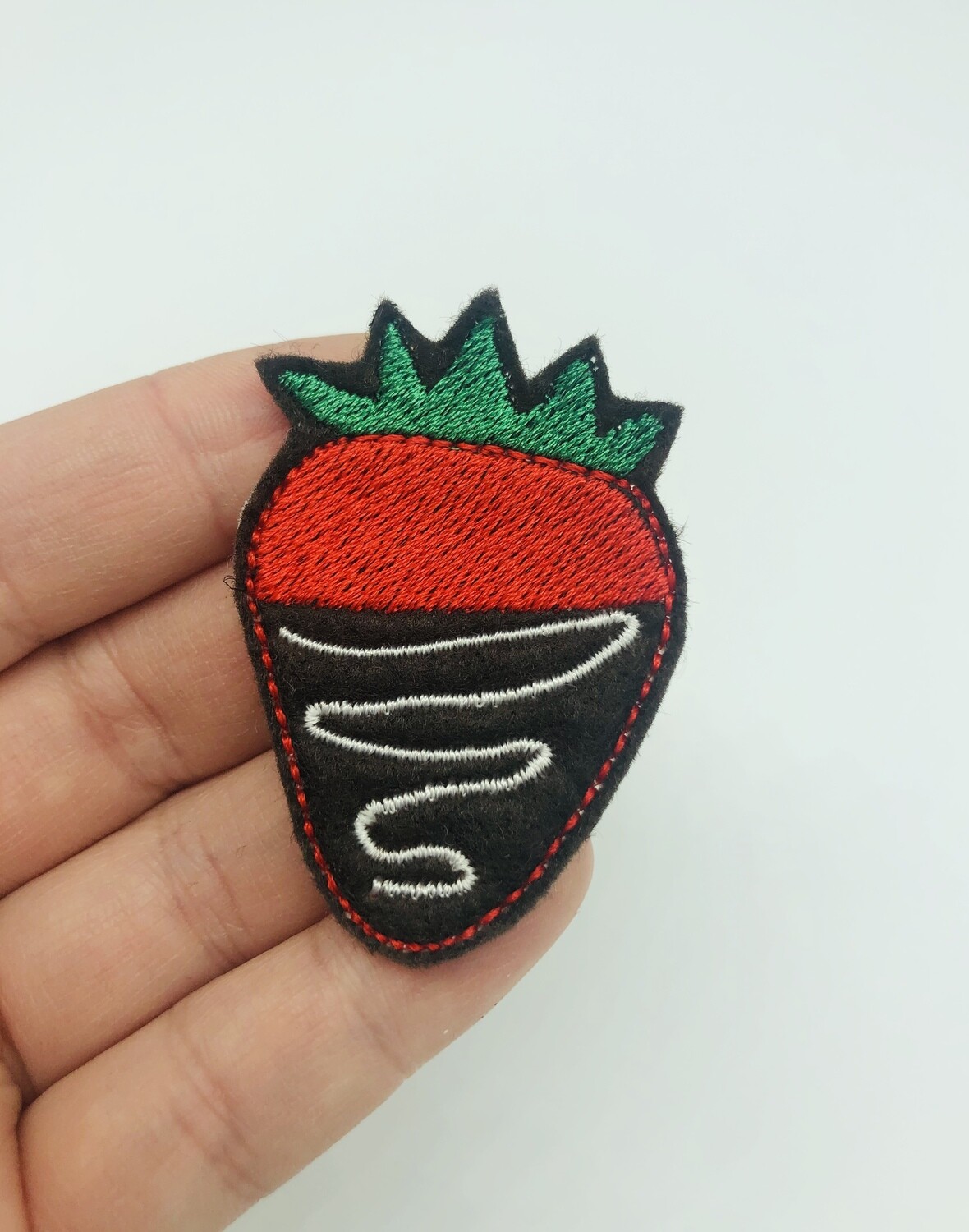 Chocolate Strawberry feltie