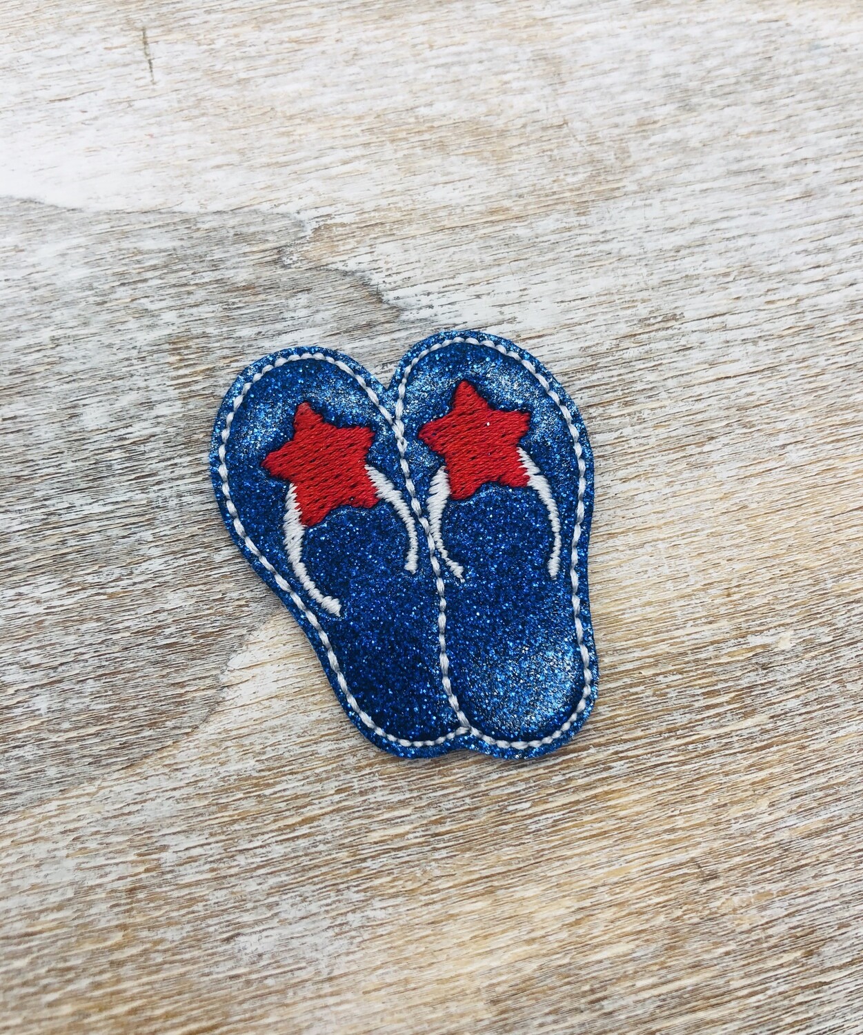 4th of July sandals Feltie