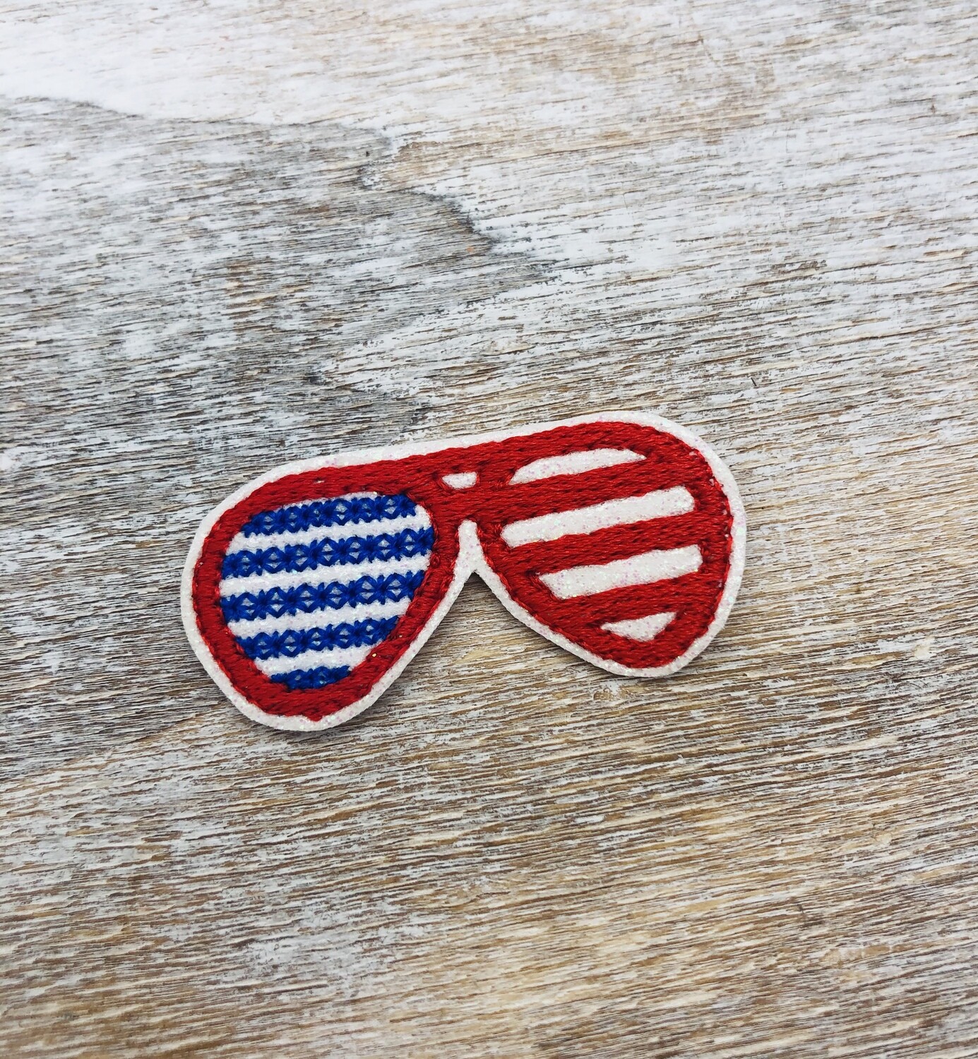 4th of July sunglasses Feltie