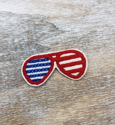 4th of July sunglasses Feltie