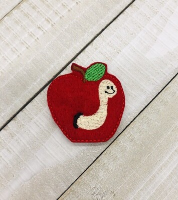 Apple/worm Feltie