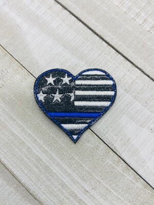 Heart flag Feltie