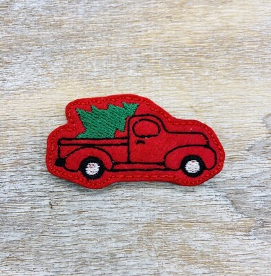 Red truck feltie